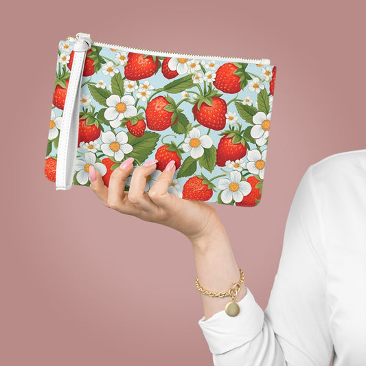 Strawberries Clutch Bag