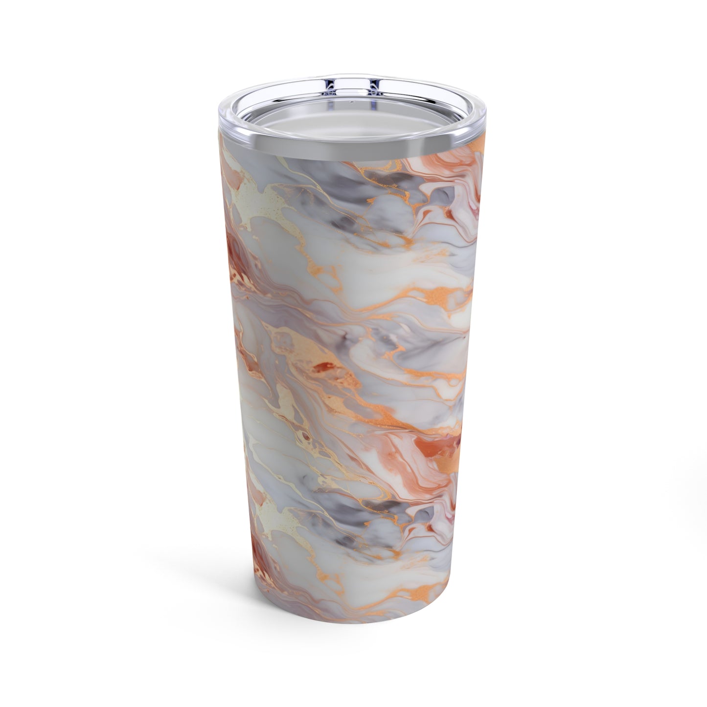 Rose Gold Tumbler 20oz Flower Tumbler