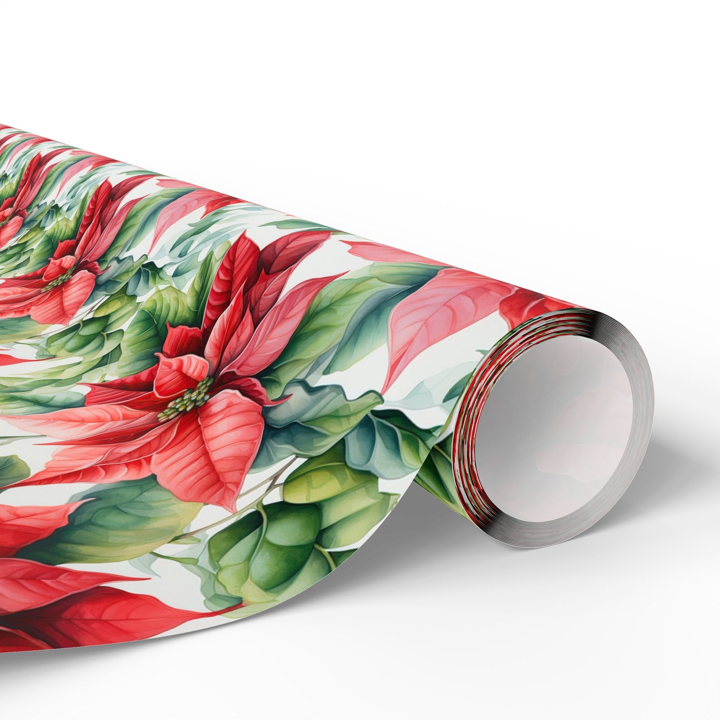 Poinsetta Holiday Wrapping Paper