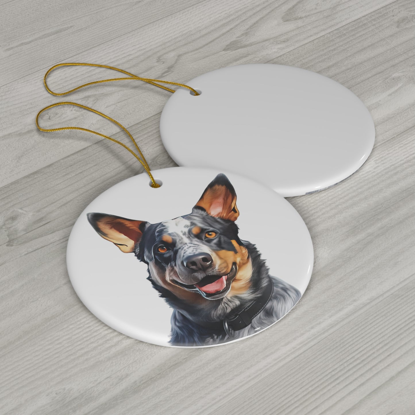 Australian Cattle Dog Ceramic Ornament