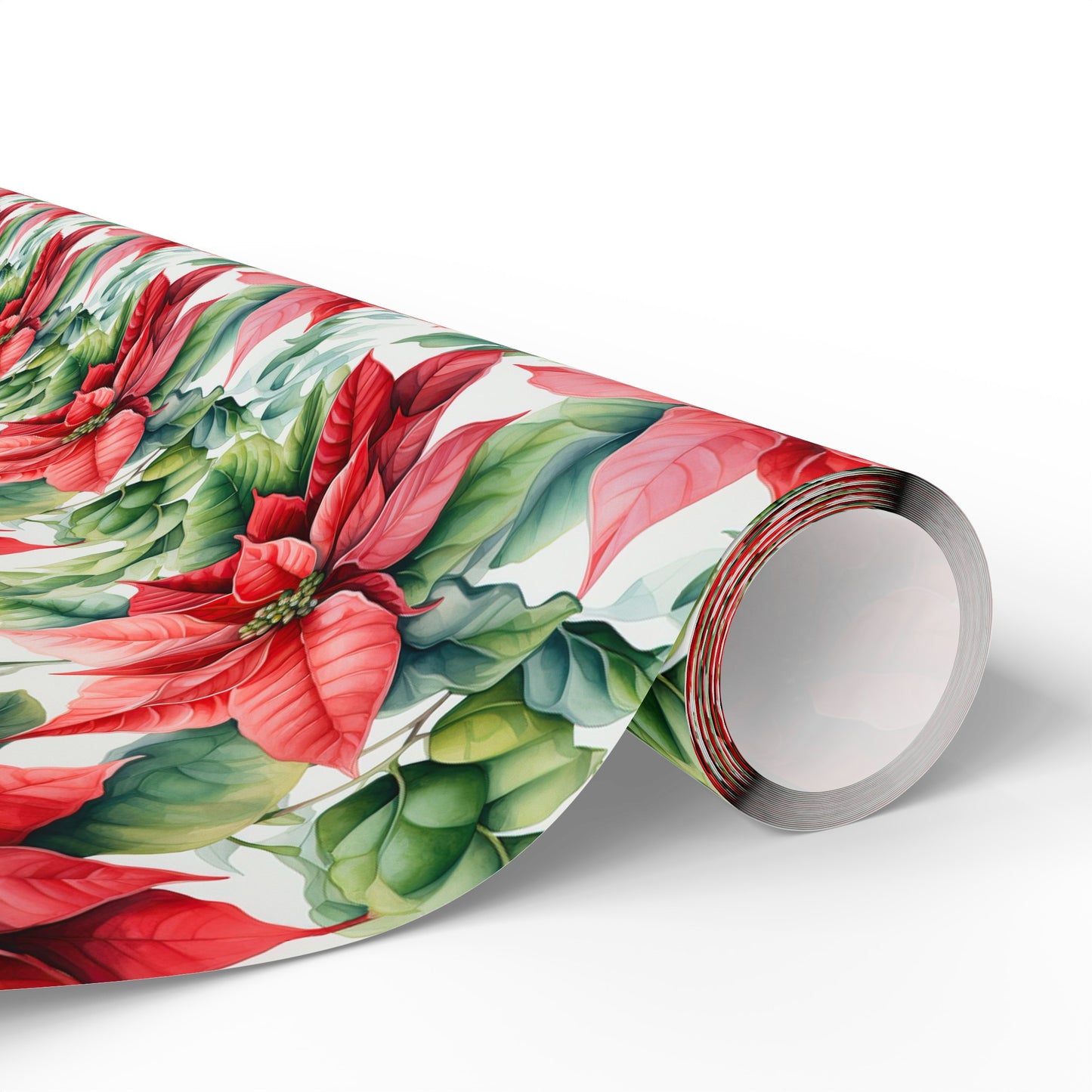 Poinsetta Holiday Wrapping Paper