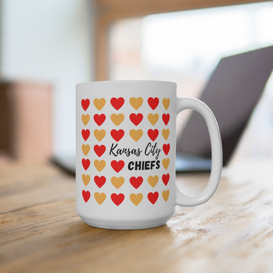 KC Heart Mug 15 oz