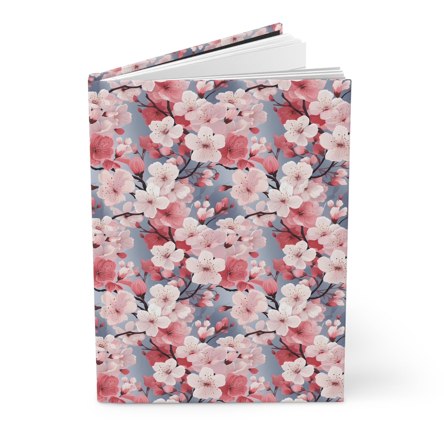 Cute Sakura Cherry Blossom Hardcover Journal