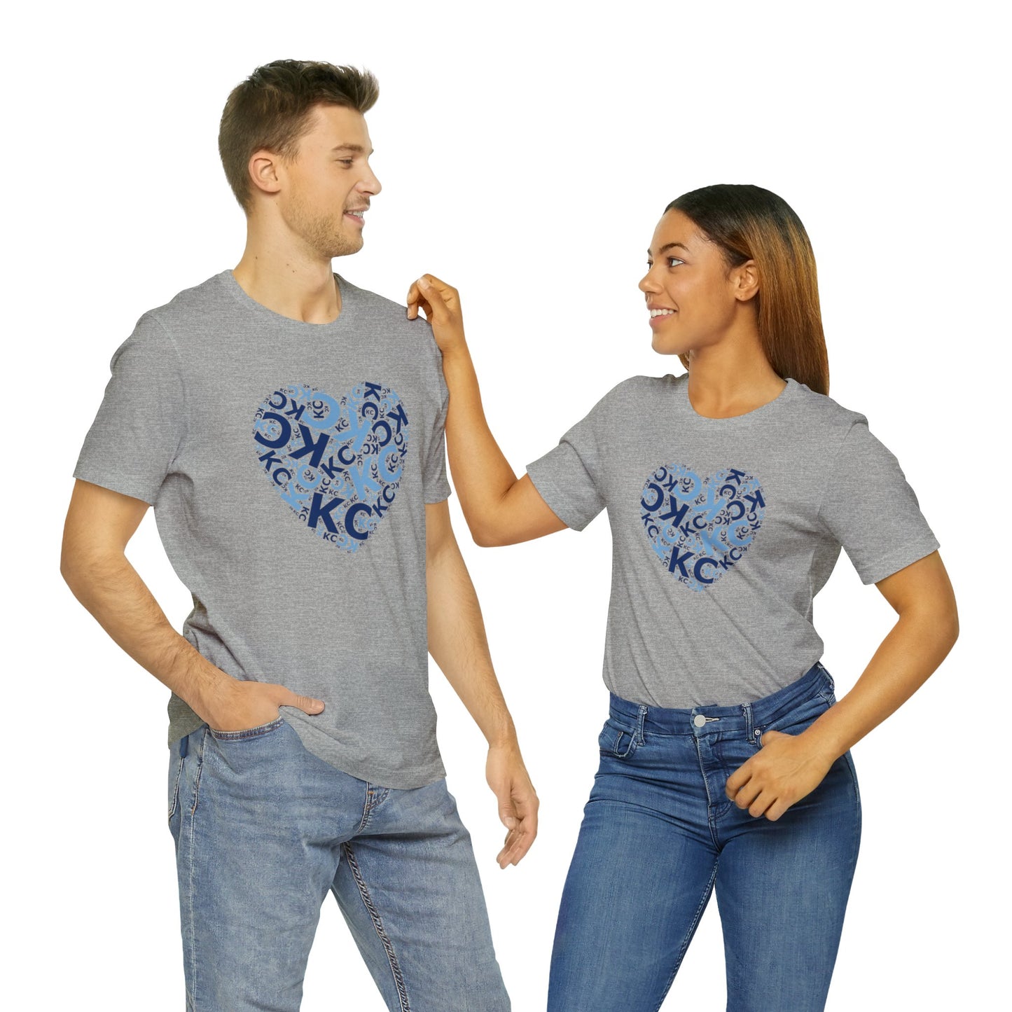 Kansas City Heart Unisex Jersey Short Sleeve Tee T-Shirt