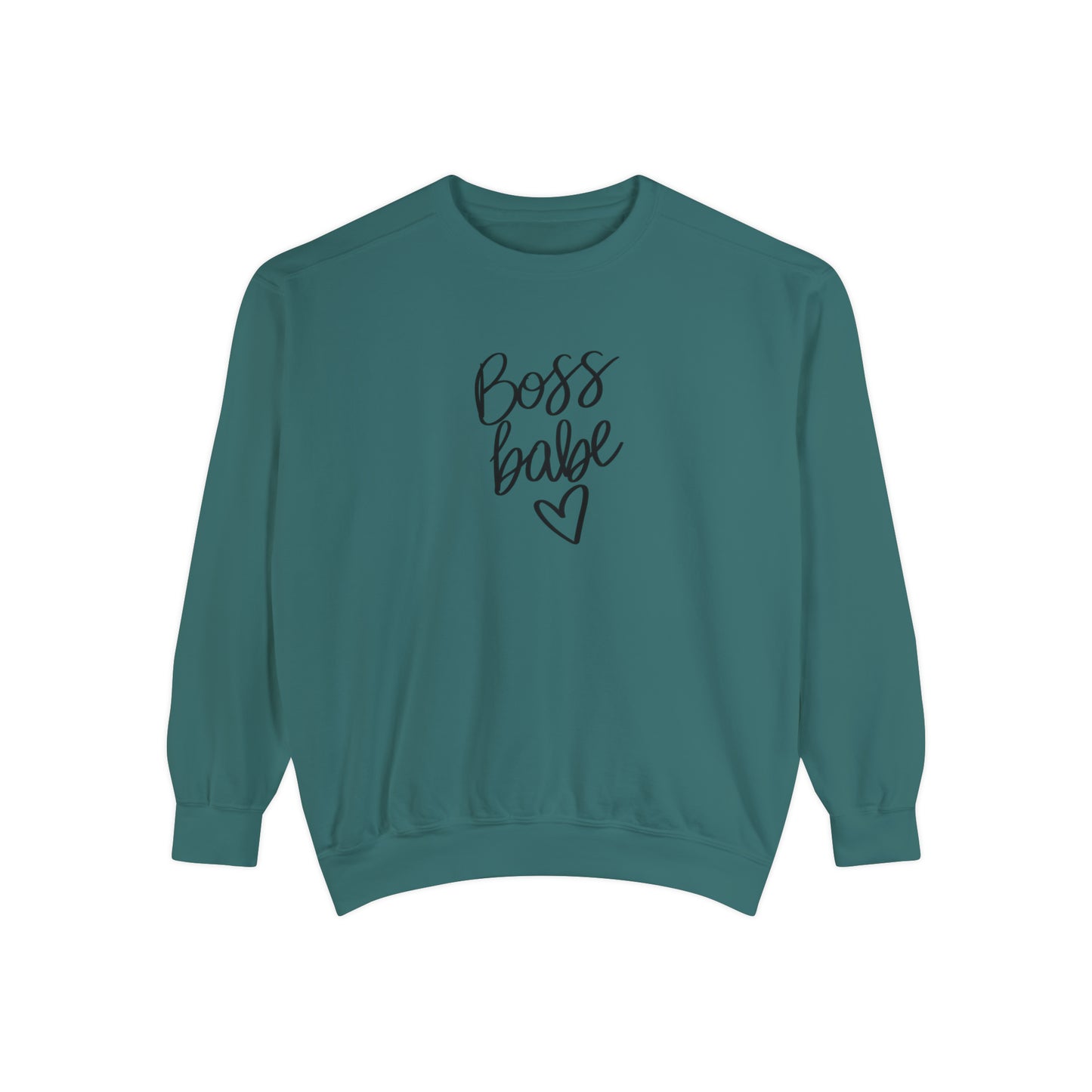 Boss Babe Unisex Garment-Dyed Sweatshirt