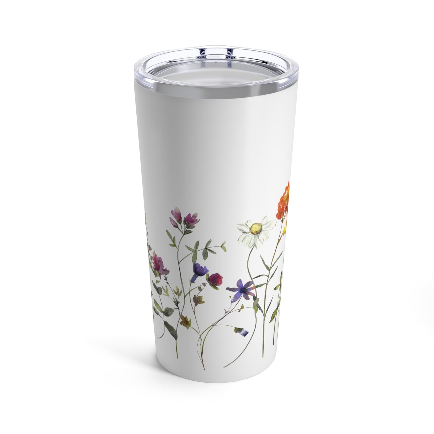 Botanical Flower Tumbler 20oz Gift for Mom Boho Tumbler Garden Tumbler