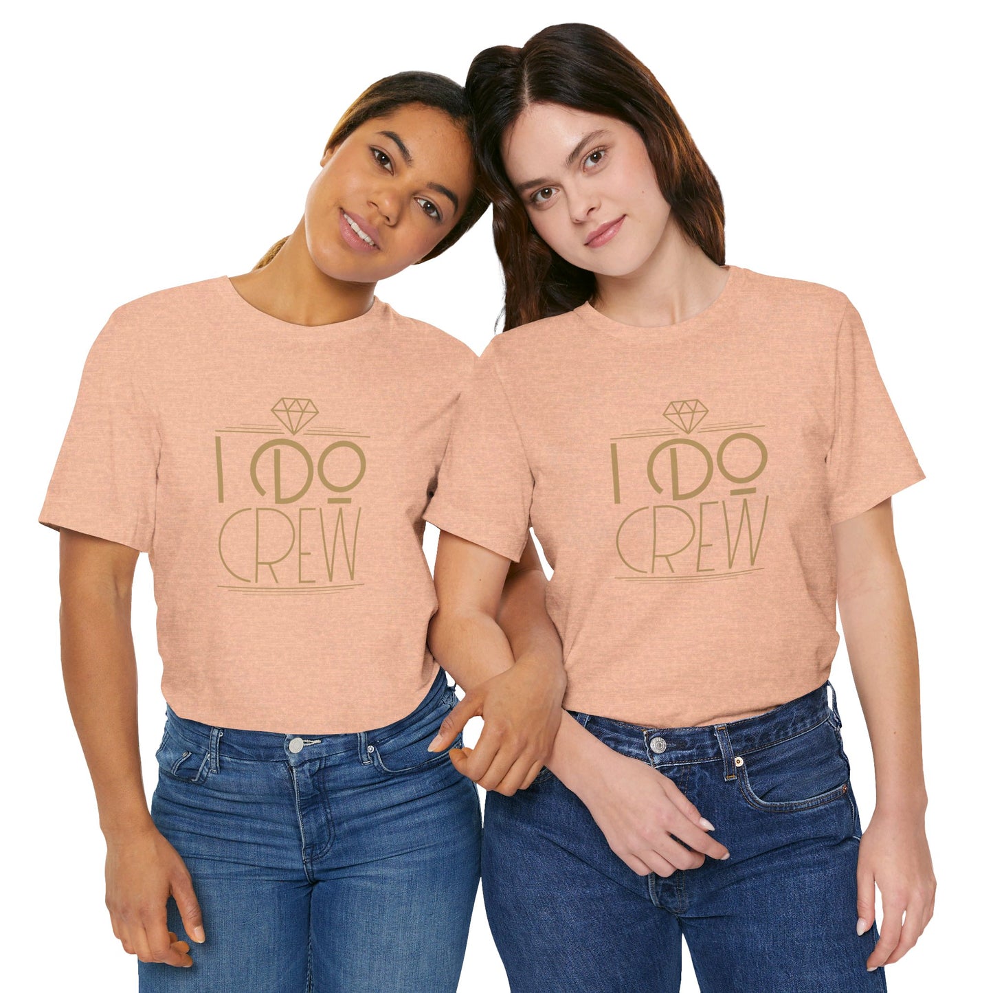 I Do Crew Art Deco Unisex Jersey Short Sleeve Tee Bachelorette Party Shirt