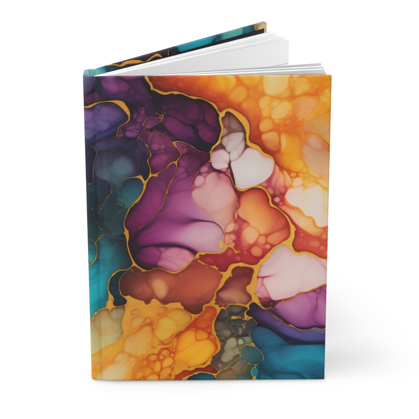 Alcohol Ink Rich Color Hardcover Journal Notebook