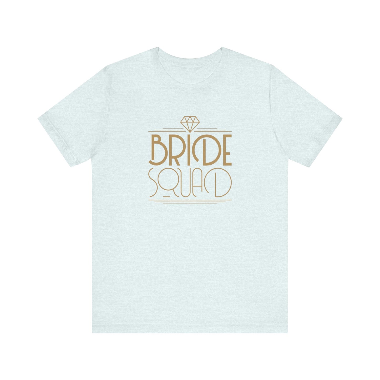 Bride Squad Art Deco Unisex Jersey Short Sleeve Tee Bachelorette Party Shirt