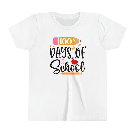 100 Days of School Youth Short Sleeve Tee