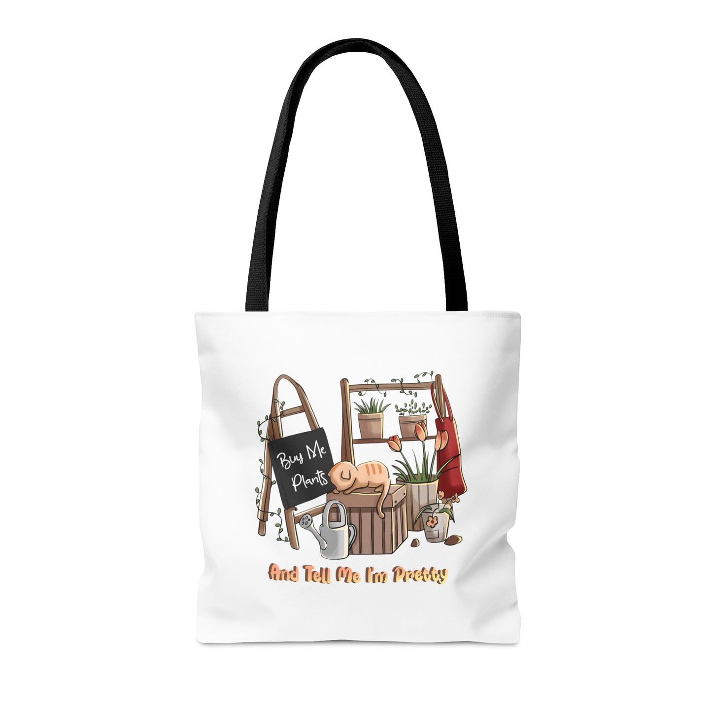 Buy Me Plants and Call Me Pretty Tote Bag Shopping Bag Reusable Tote Gardener Gift