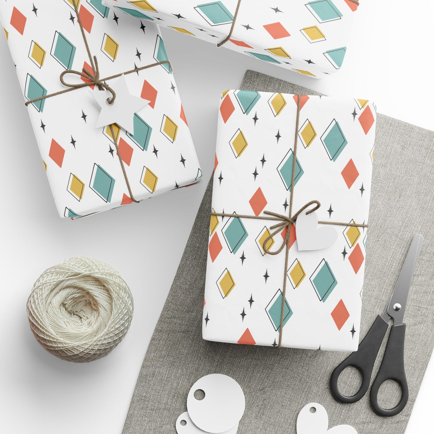 Mid Century Modern Wrapping Paper