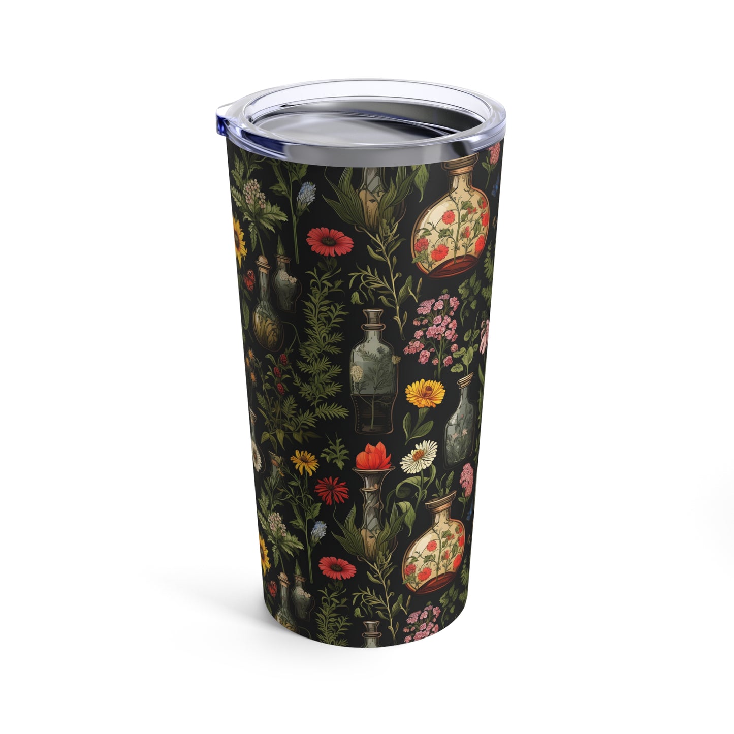 Herbs Flowers and Jars Tumbler 20oz