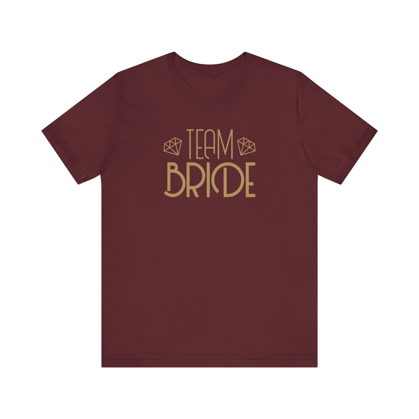 Team Bride Art Deco Unisex Jersey Short Sleeve Tee Bachelorette Party Shirt