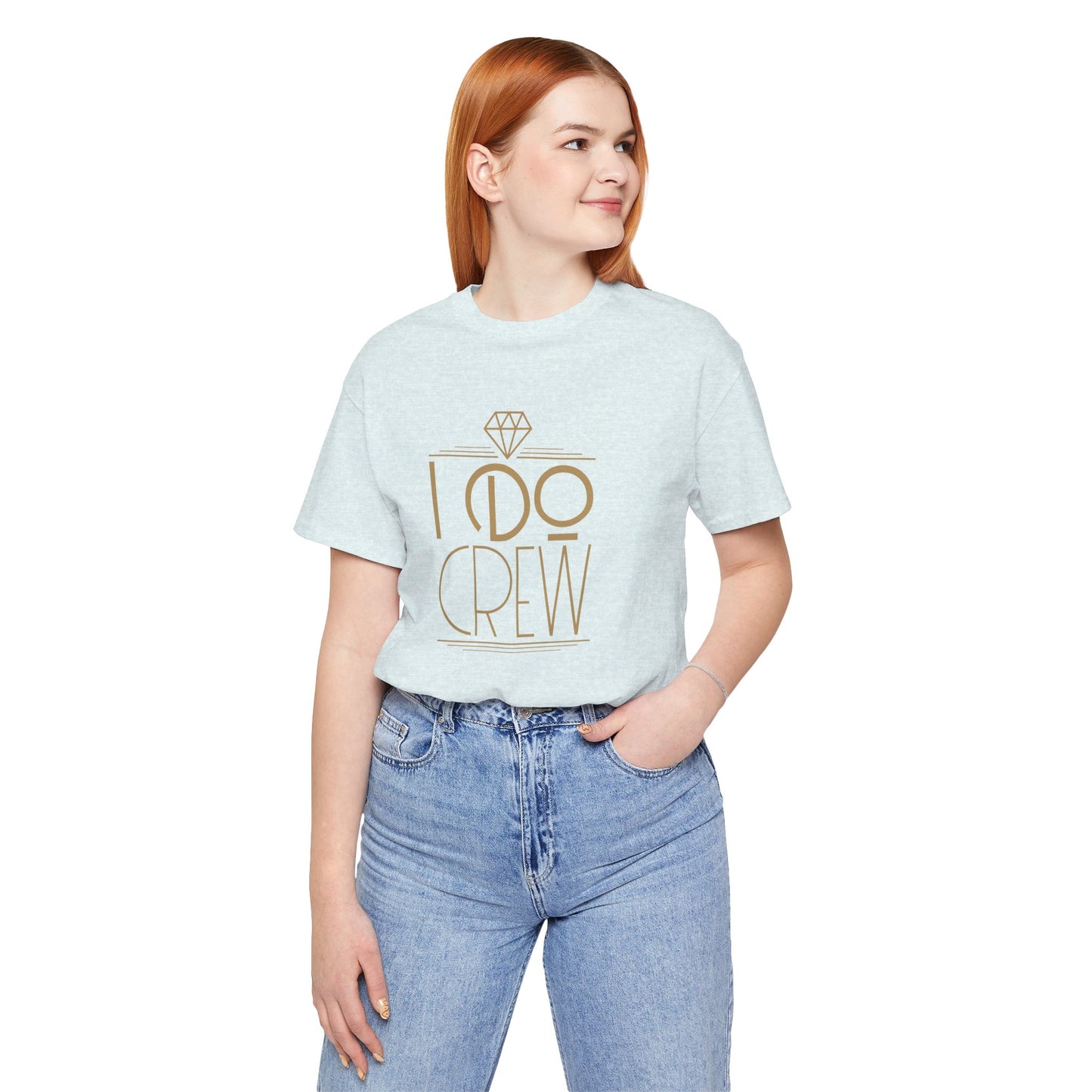 I Do Crew Art Deco Unisex Jersey Short Sleeve Tee Bachelorette Party Shirt