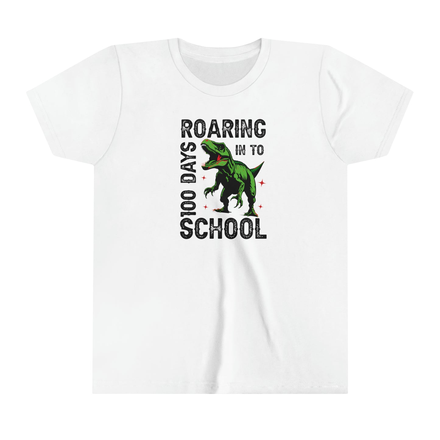 100 Days of School Youth Short Sleeve T Shirt