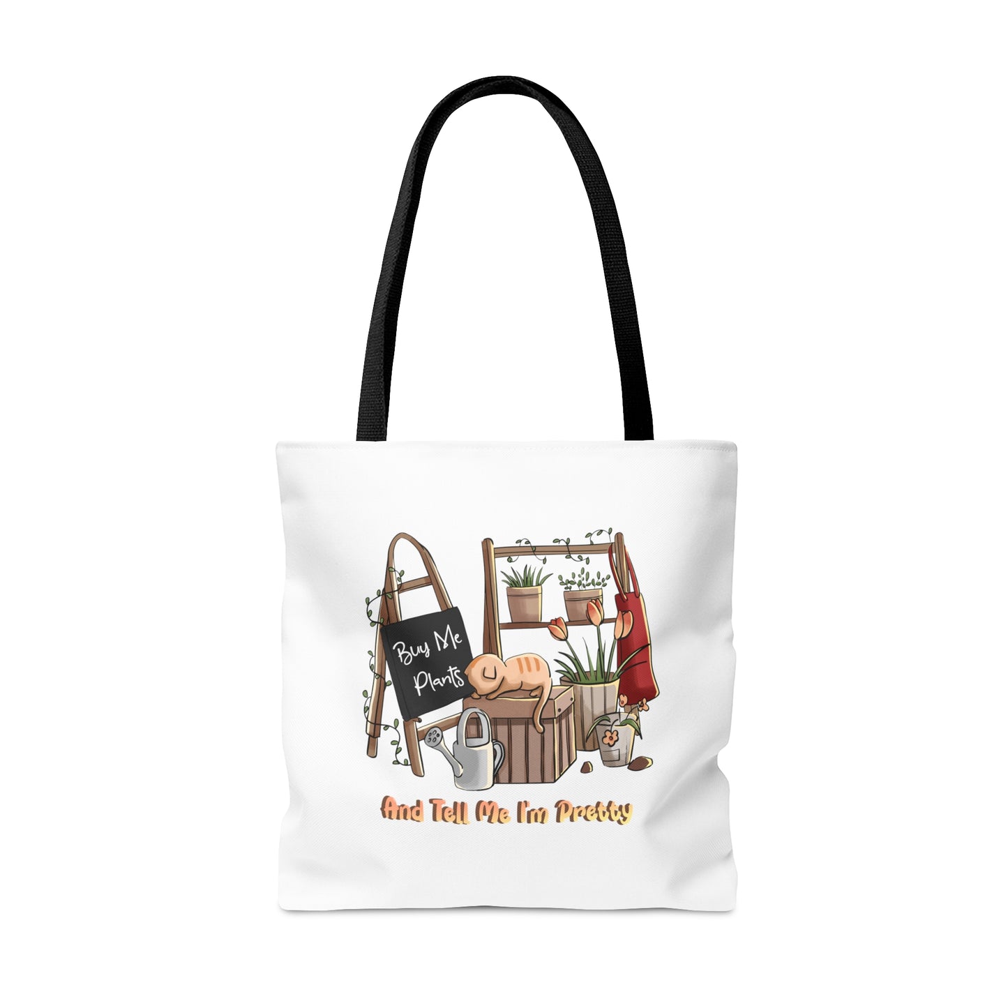 Buy Me Plants and Call Me Pretty Tote Bag Shopping Bag Reusable Tote Gardener Gift