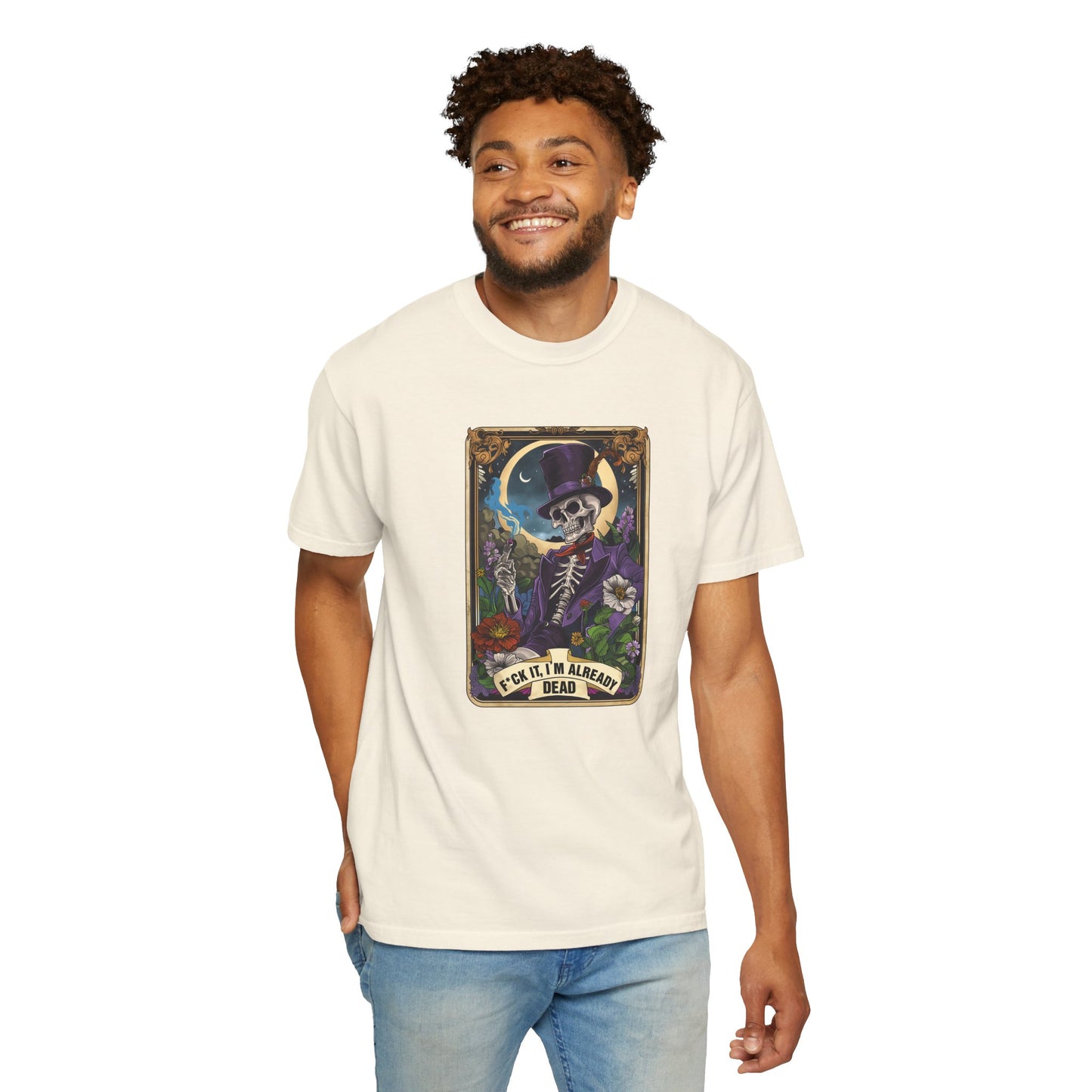 Funny Tarot Card Unisex T-shirt, Sarcastic Shirt, Hilarious Tee, Edgy Graphic Tee, Rebel Clothing, Unisex Graphic Tee