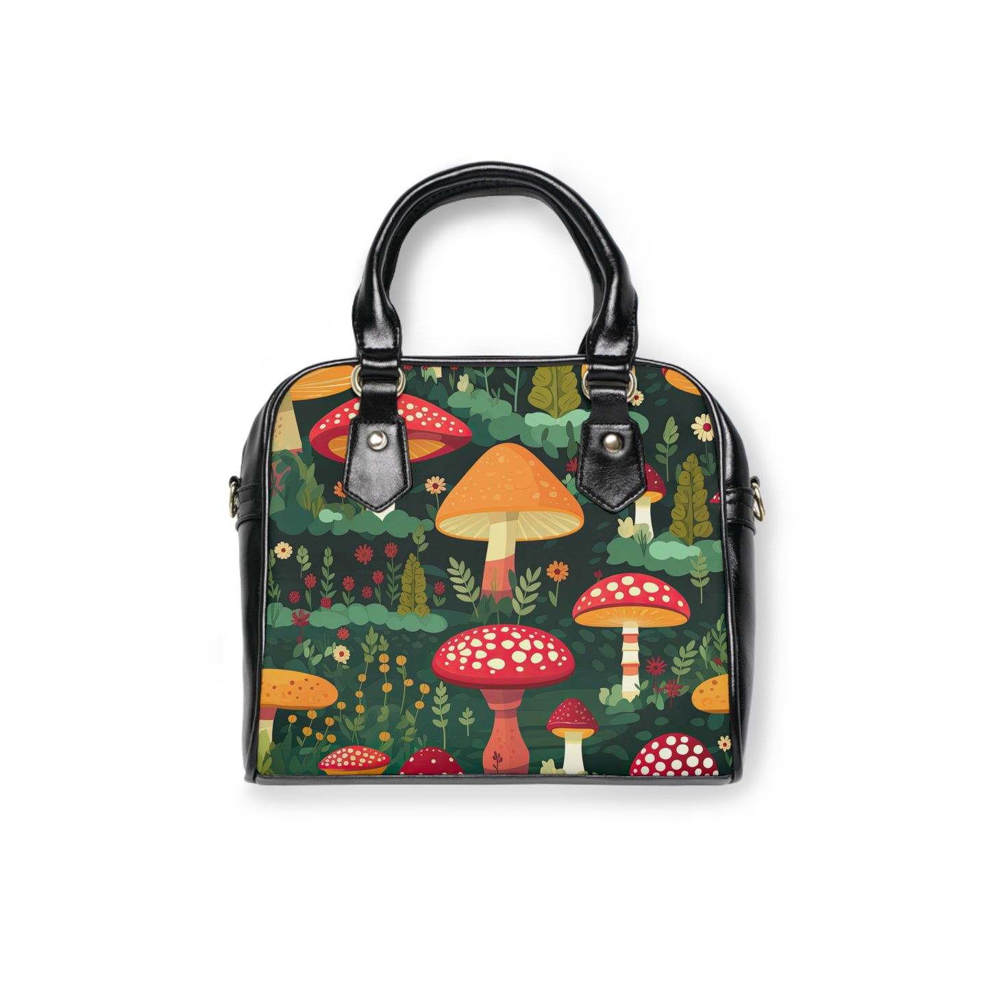 Retro Mushroom Shoulder Handbag