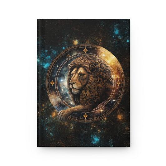 Leo Galaxy Hardcover Journal Matte Notebook