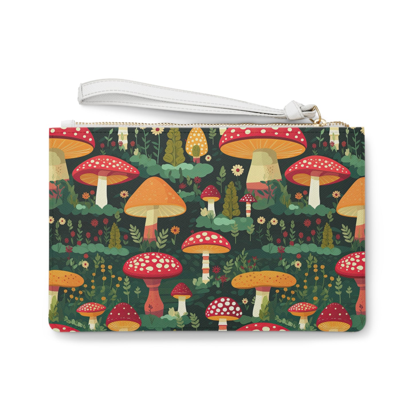 Retro Mushroom Clutch Bag