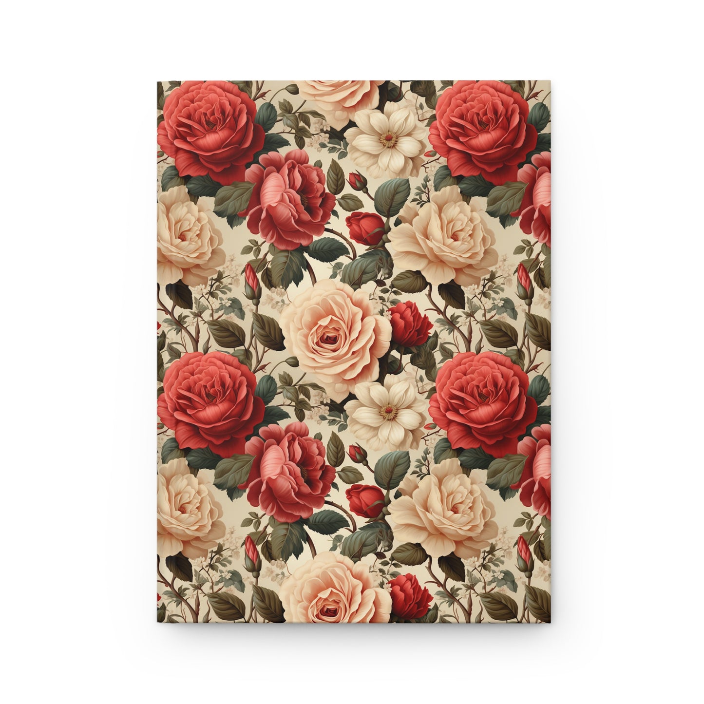 Vintage Style English Garden Hardcover Journal