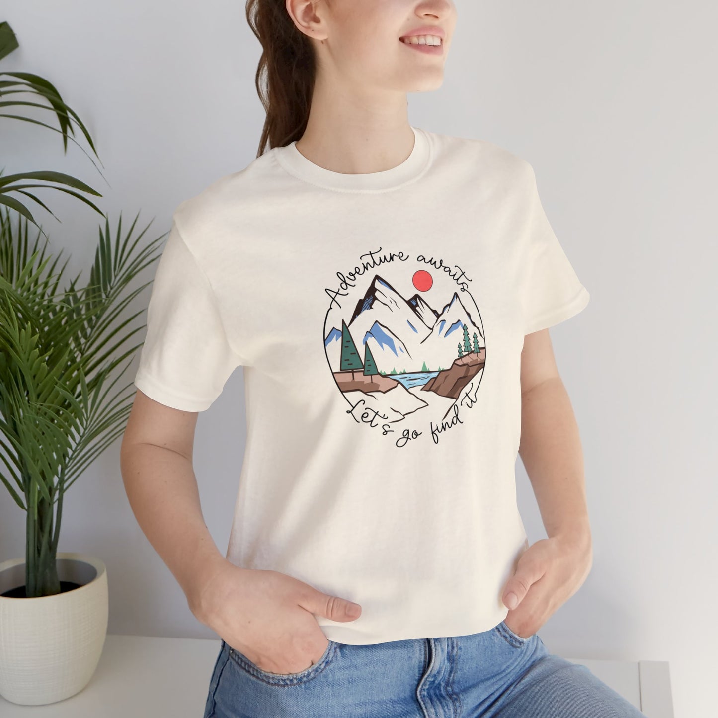 Adventure Awaits Let's Go Find It Camp T Shirt