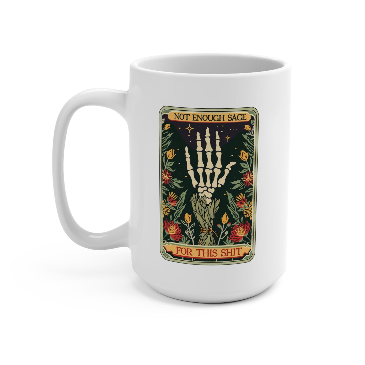 Note Enough Sage Tarot Mug 15oz