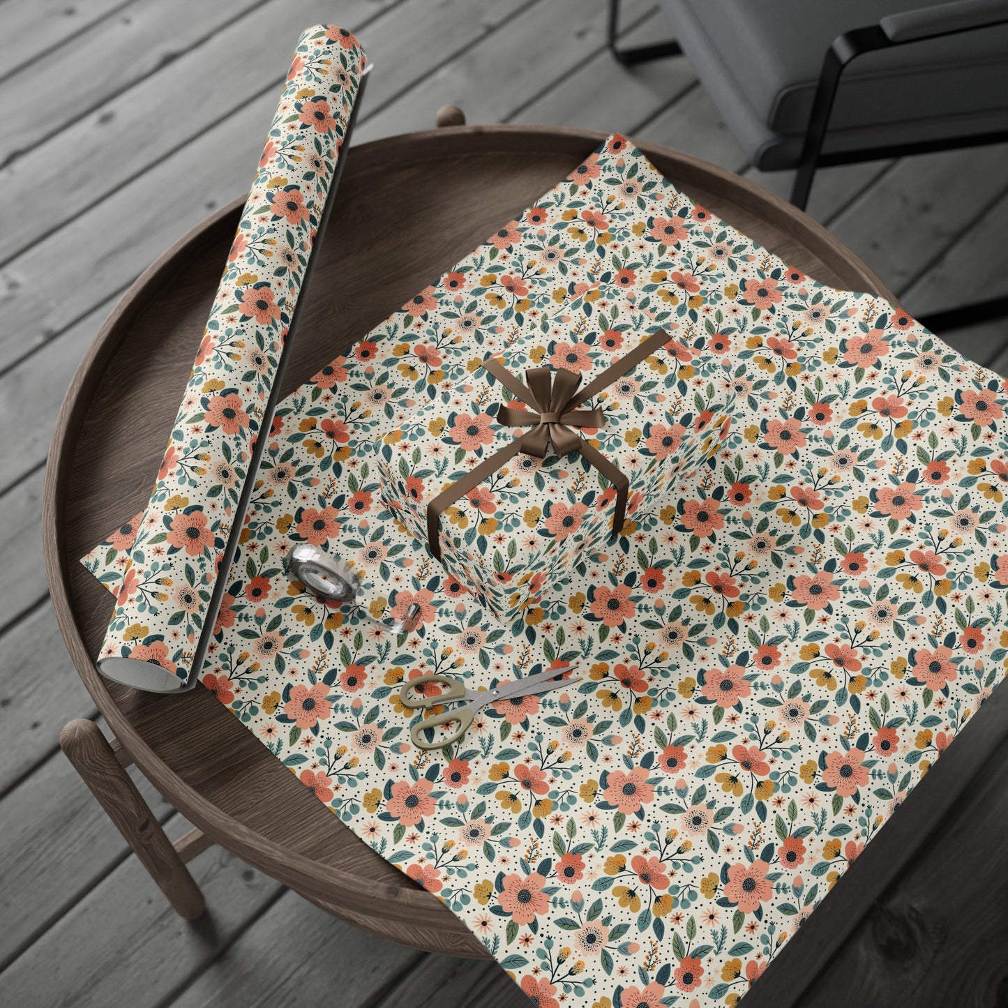 Floral Wrapping Paper Cute Giftwrap