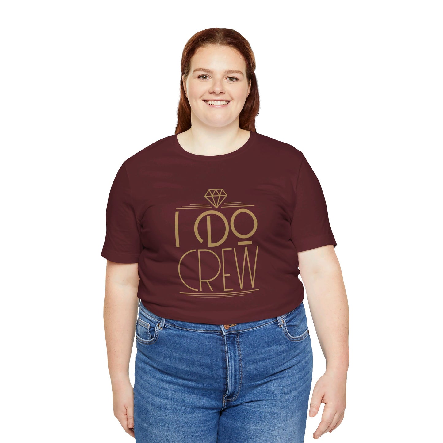 I Do Crew Art Deco Unisex Jersey Short Sleeve Tee Bachelorette Party Shirt