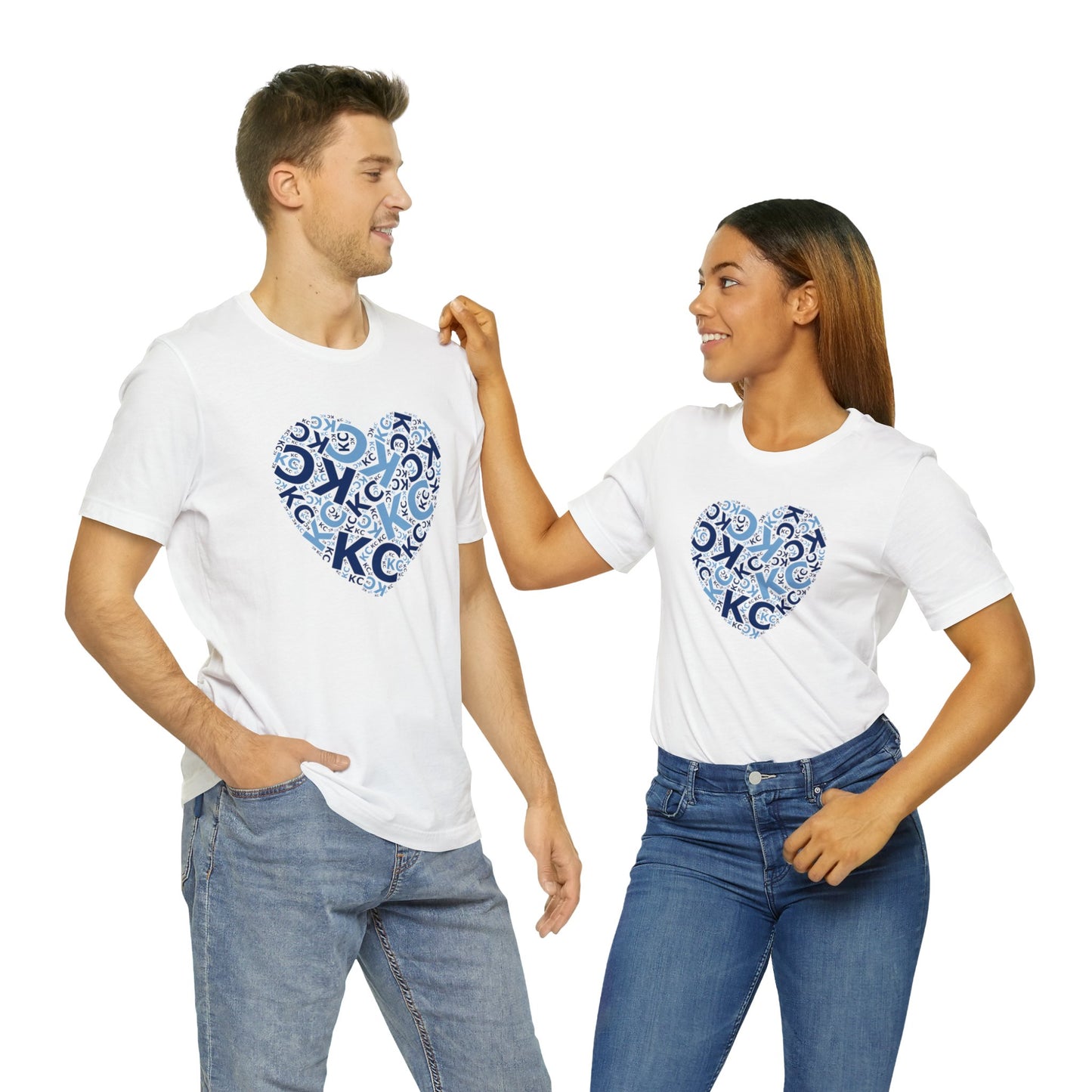 Kansas City Heart Unisex Jersey Short Sleeve Tee T-Shirt