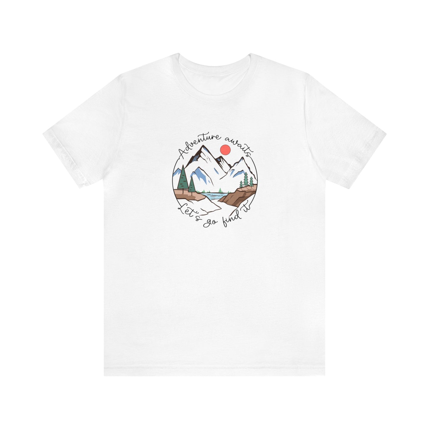 Adventure Awaits Let's Go Find It Camp T Shirt