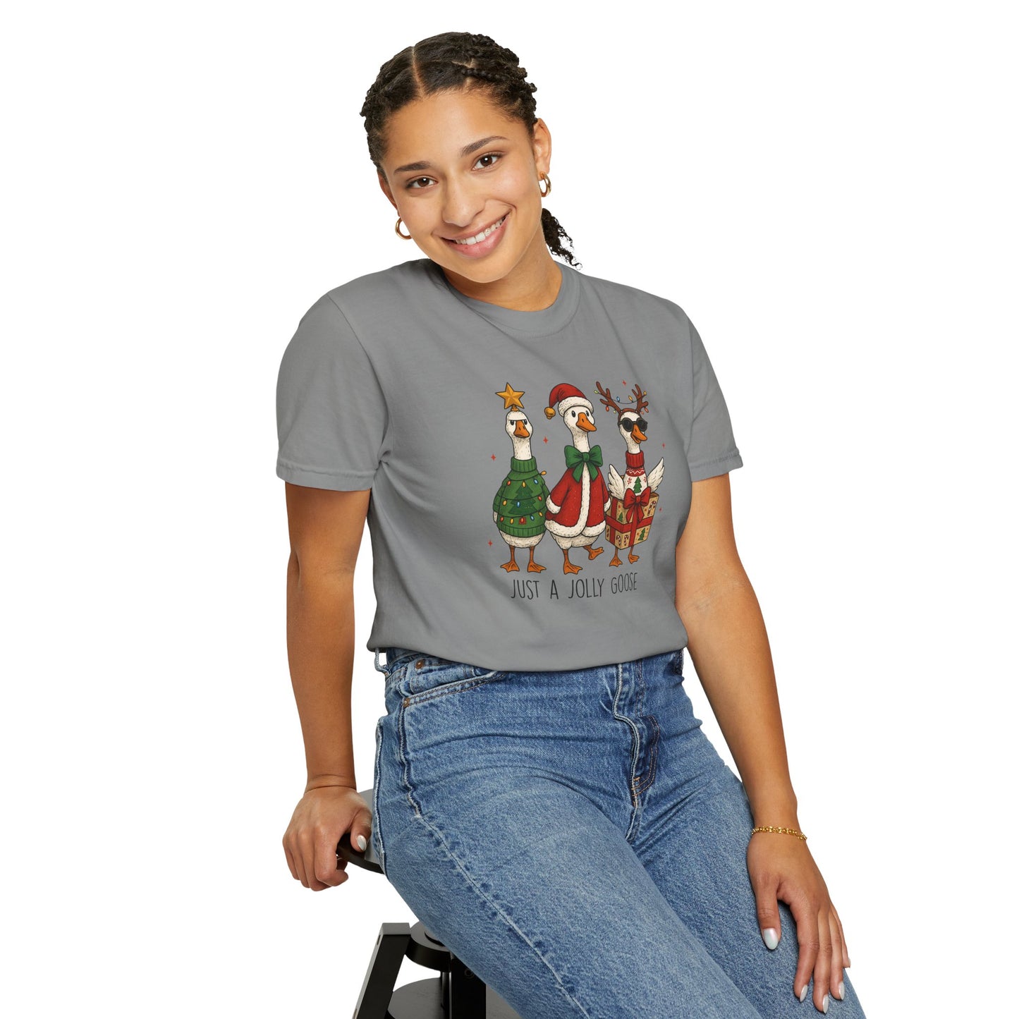 Funny Jolly Goose Christmas T-Shirt