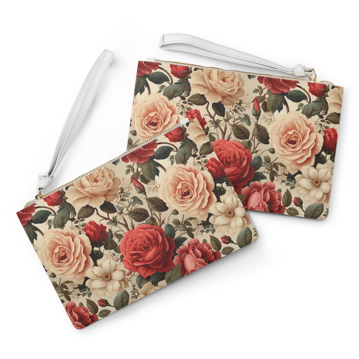 Retro Rose Clutch Bag