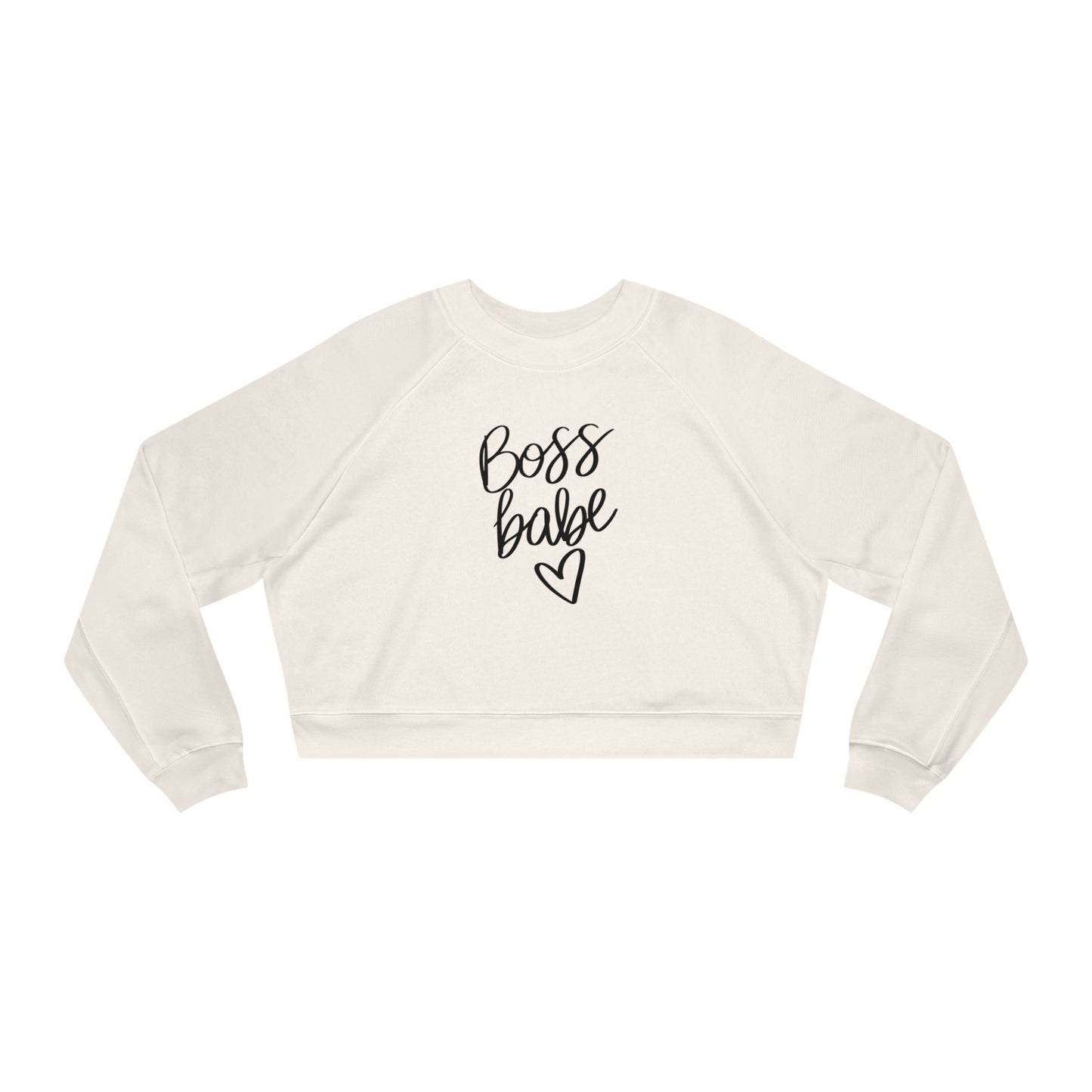 Boss Babe Women's Cropped Fleece Pullover