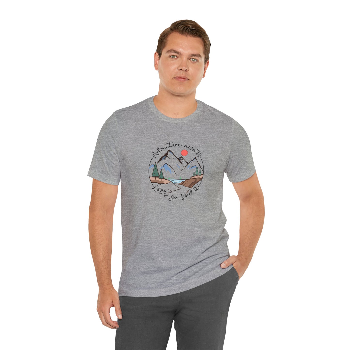 Adventure Awaits Let's Go Find It Camp T Shirt