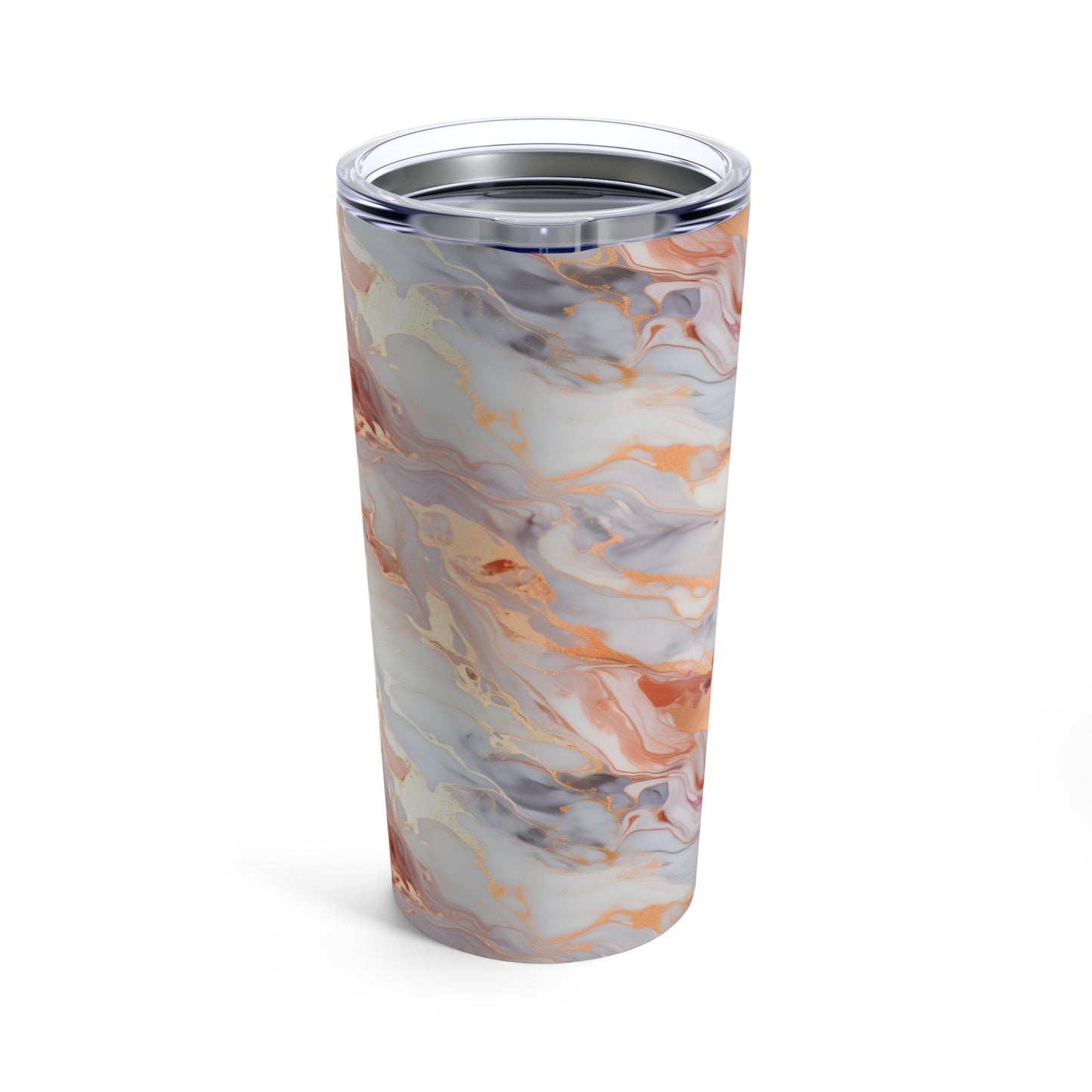 Rose Gold Tumbler 20oz Flower Tumbler