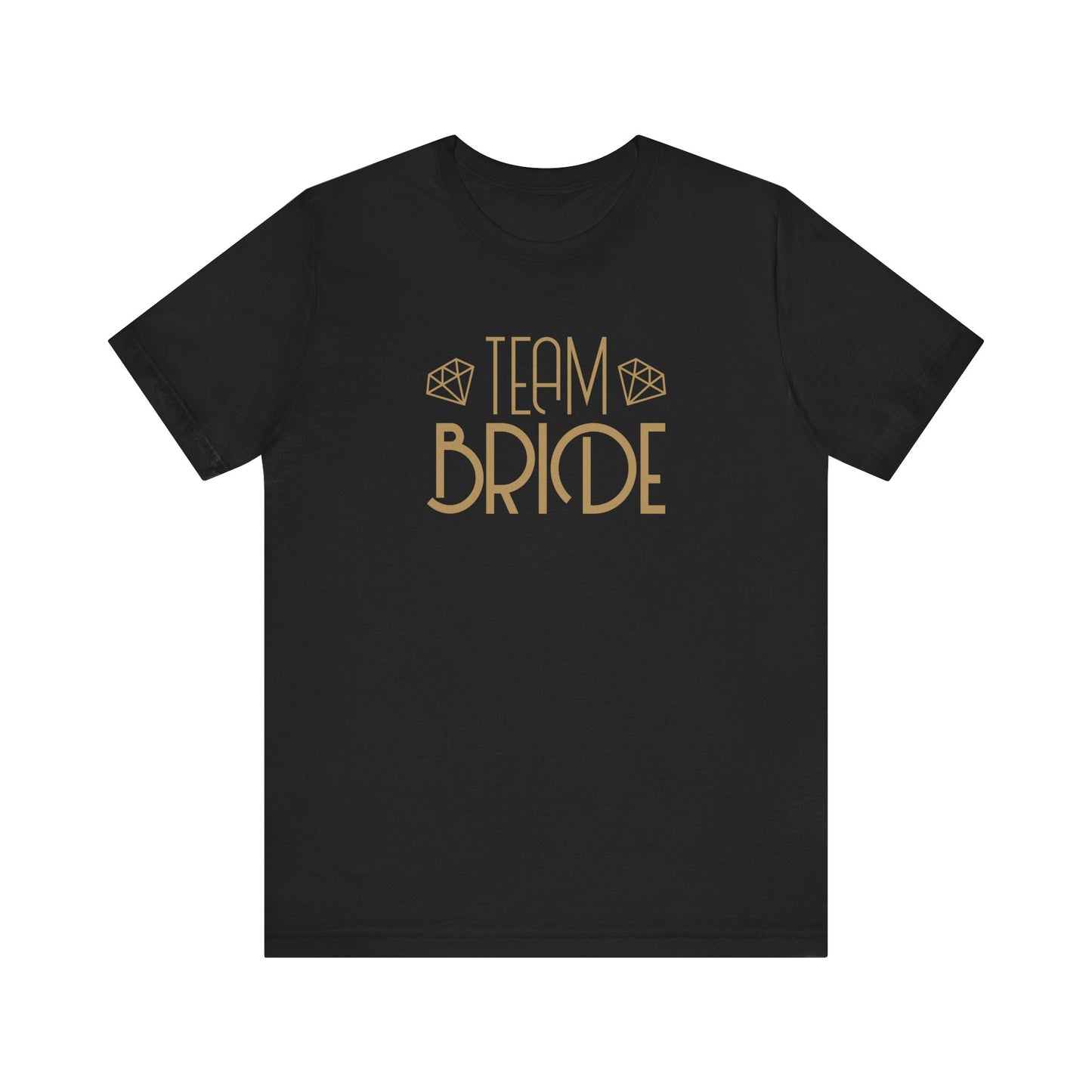 Team Bride Art Deco Unisex Jersey Short Sleeve Tee Bachelorette Party Shirt