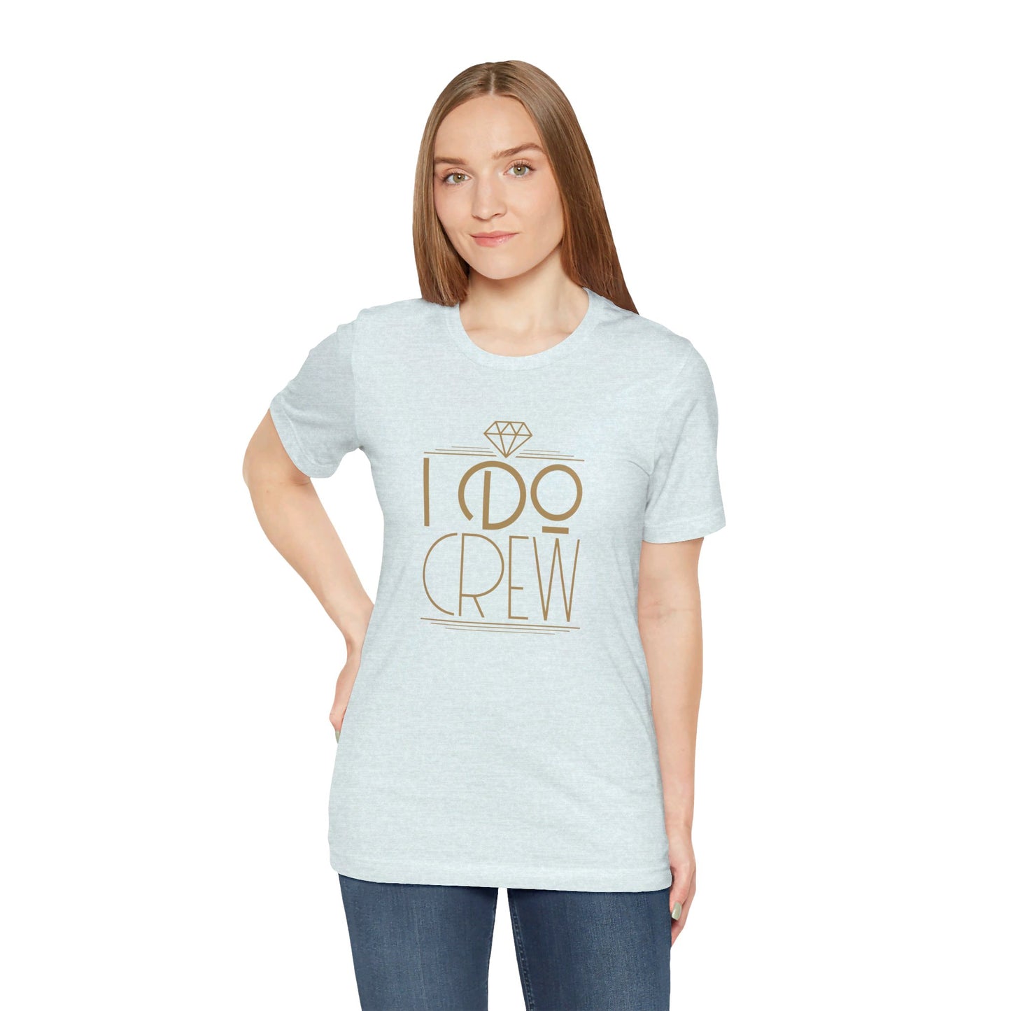 I Do Crew Art Deco Unisex Jersey Short Sleeve Tee Bachelorette Party Shirt