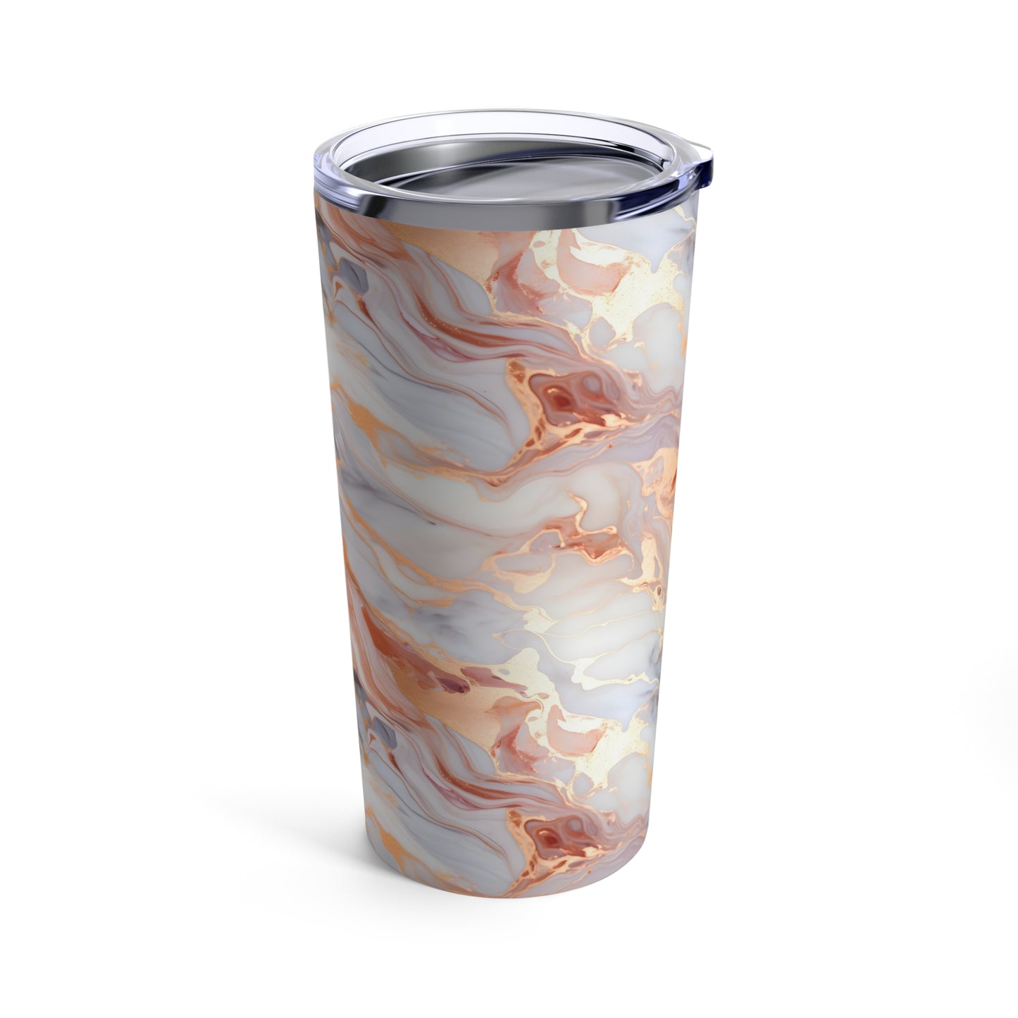 Rose Gold Tumbler 20oz Flower Tumbler