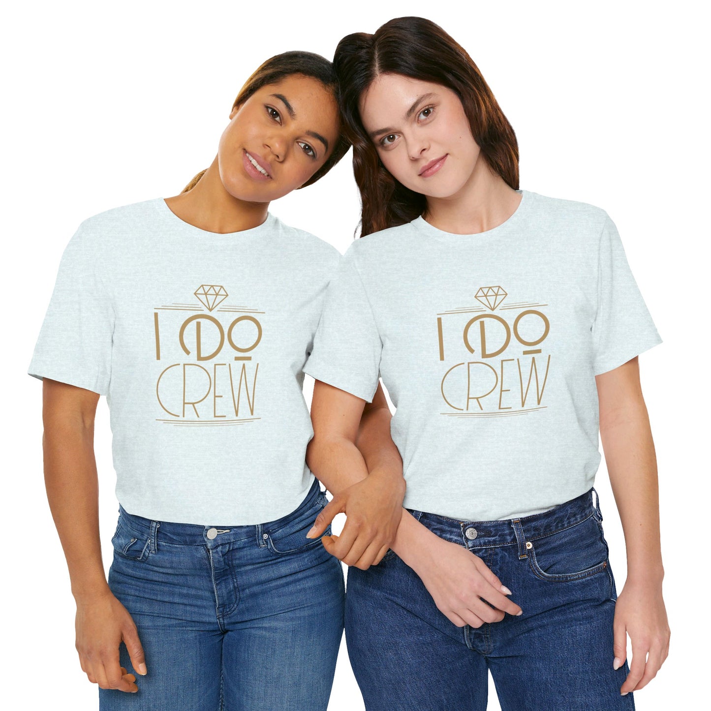 I Do Crew Art Deco Unisex Jersey Short Sleeve Tee Bachelorette Party Shirt