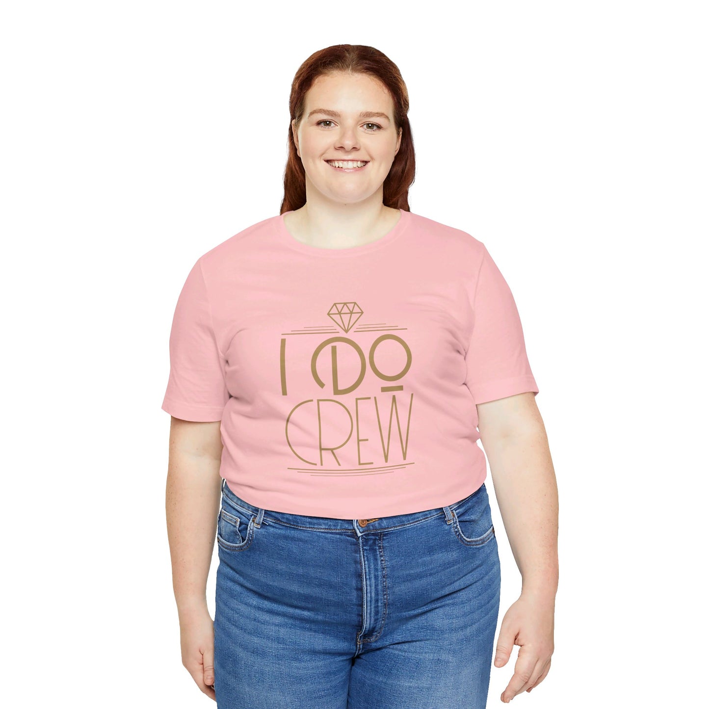 I Do Crew Art Deco Unisex Jersey Short Sleeve Tee Bachelorette Party Shirt