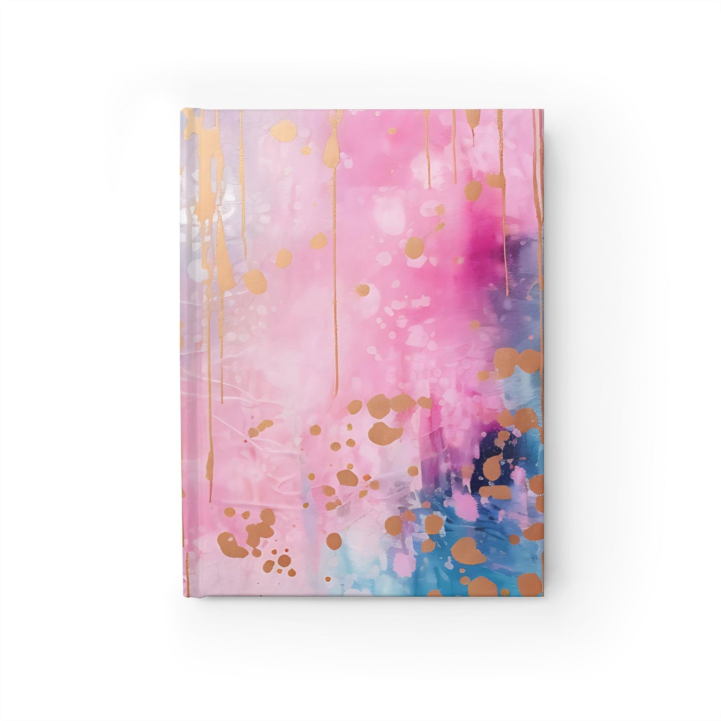 Pink Drip Notebook Blank Diary Mood Journal