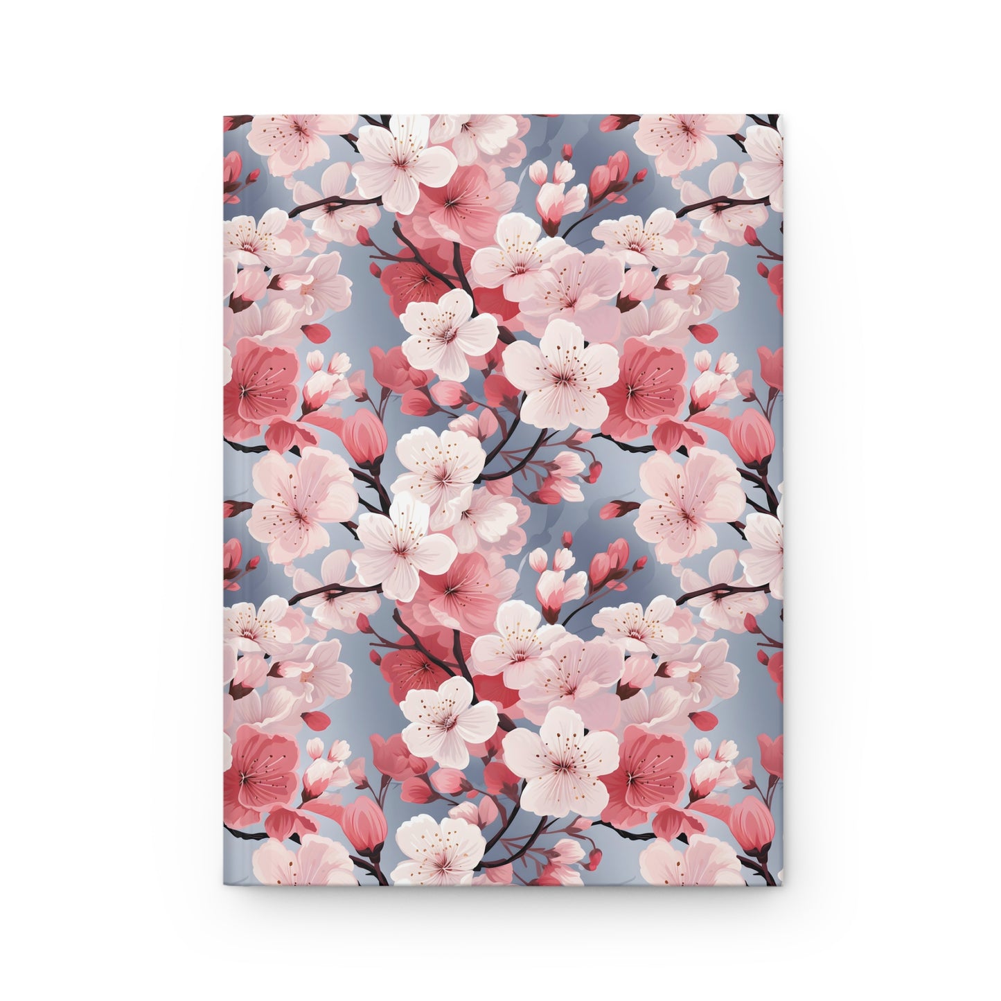Sakura Cherry Blossom Hardcover Journal — Floral Notebook for Spring, Daily Journaling