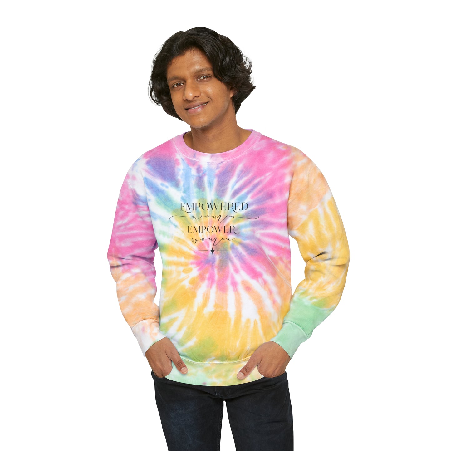 Empowered Women Empower Women Unisex Tie-Dye Sweatshirt