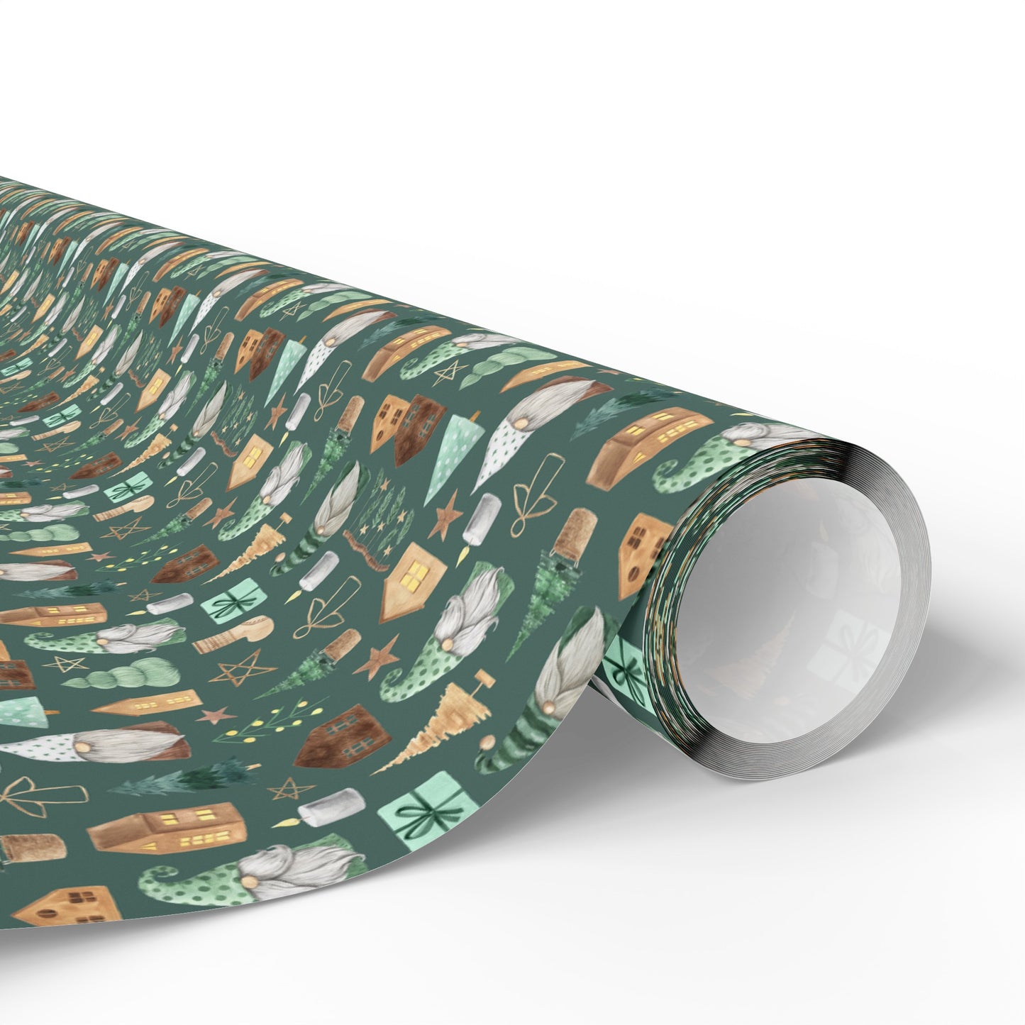 Christmas Gnome Wrapping Paper