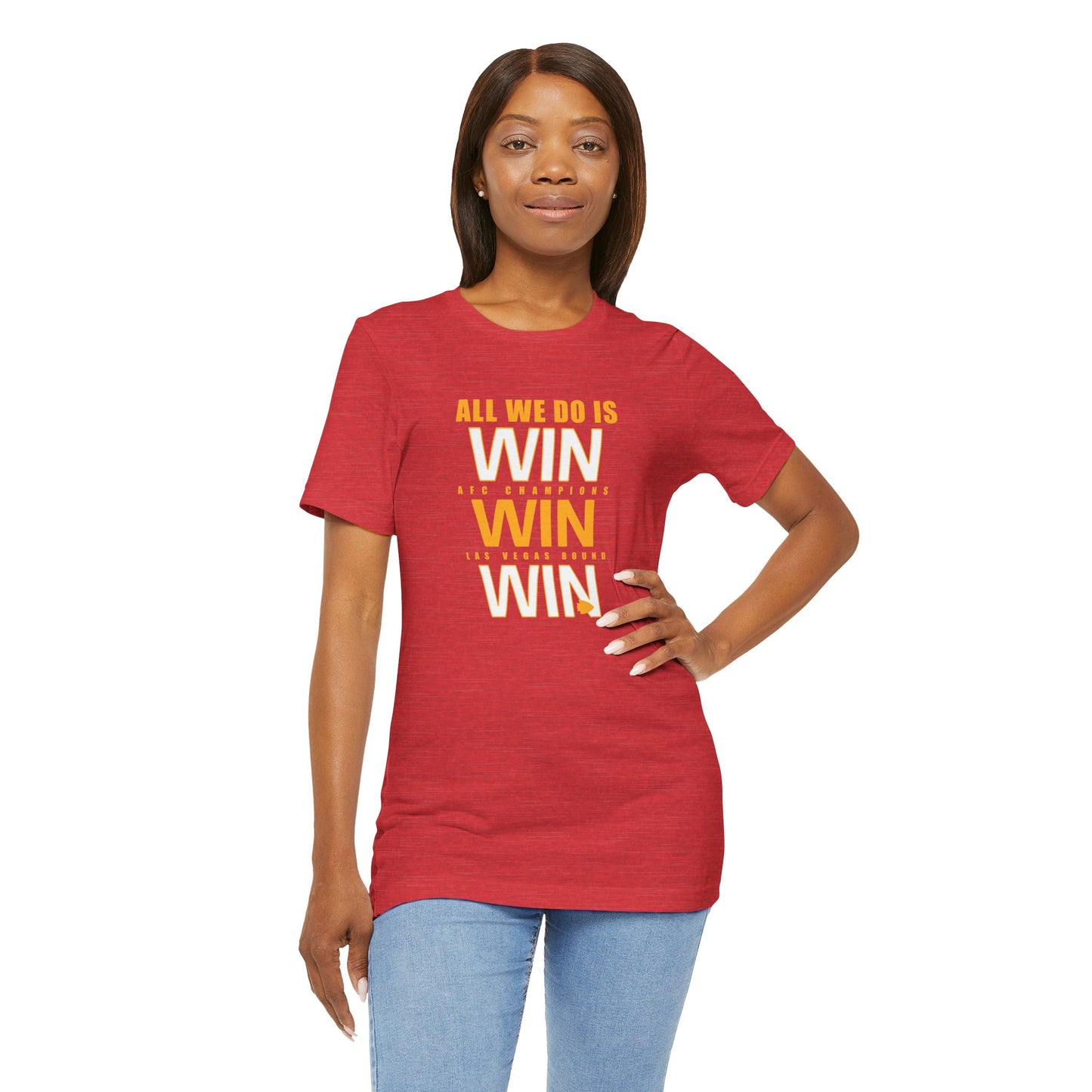 All We Do is Win Kansas City Unisex Jersey Short Sleeve Tee T-Shirt