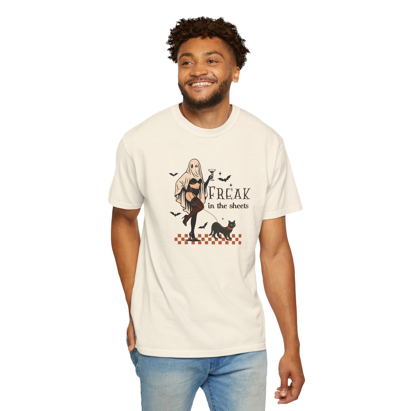 Ghostly Unisex T-shirt with Sexy Ghost Design