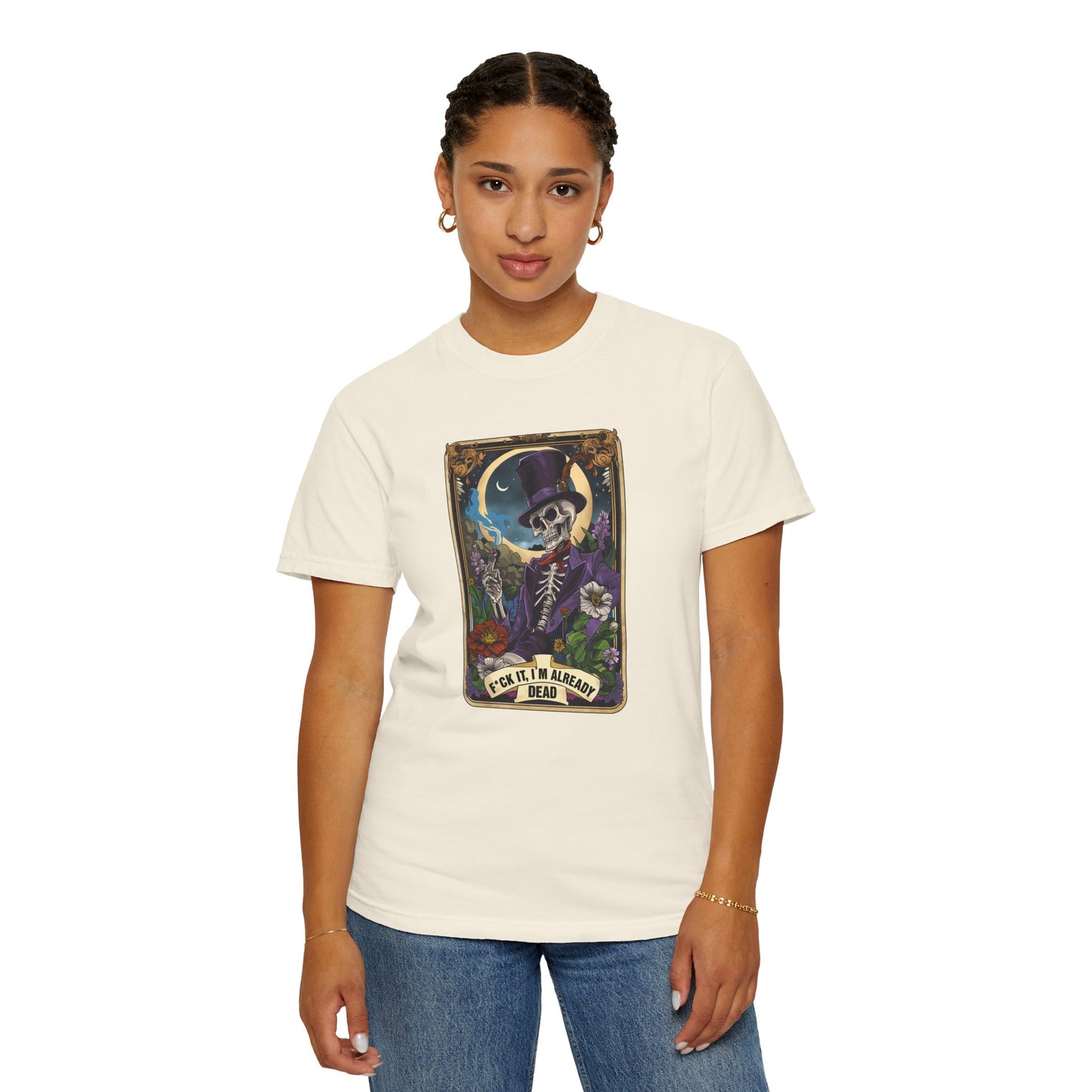 Funny Tarot Card Unisex T-shirt, Sarcastic Shirt, Hilarious Tee, Edgy Graphic Tee, Rebel Clothing, Unisex Graphic Tee