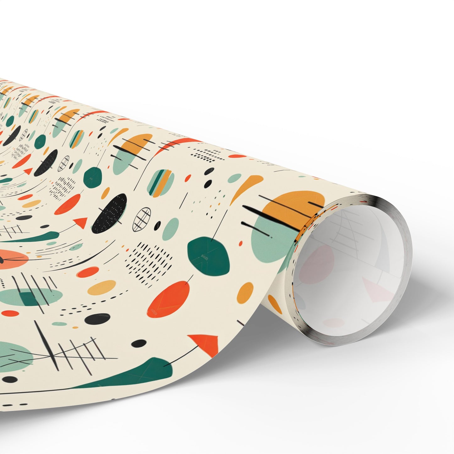 Mid Century Gift Wrapping Paper